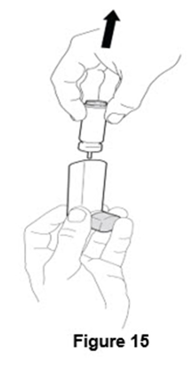 Figure 15 (take canister out)