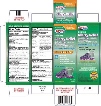 PRINCIPAL DISPLAY PANEL - 120 mL Bottle Carton - childrens 01