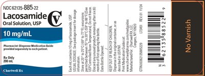 "image Description" (Lacosamide Oral Solution 200ml Bottle Label)