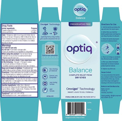 Carton label - Optiq Packaging R7 Balance