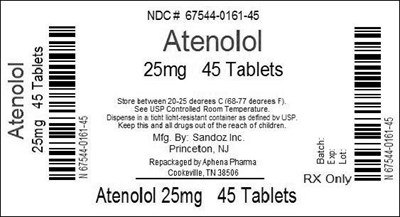 67544-161.jpg Bottle Label 25mg - 67544 161