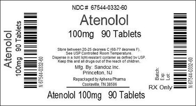 67544-332.jpg Bottle Label 100mg - 67544 332
