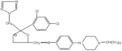 Chemical Structure - terconazole 01