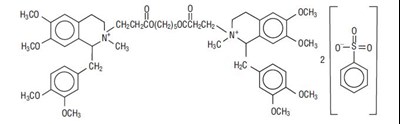 Atracurium Besylate Chemical Structure (Atracurium Str)