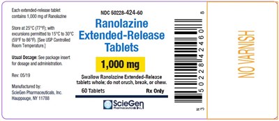ranolazine-1000mg-60tab.jpg PACKAGE LABEL – Ranolazine, 1000mg bottle, 60ct - ranolazine 1000mg 60tab