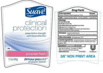 Suave Clinical Powder Fresh 1.7 Oz (Suaveclinpowderpdp)