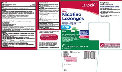 Nicotine Polacrilex 2 mg (Nicotine 2 mg Mint Mini Lozenges 1)