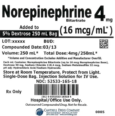 Label (52533 165 18)