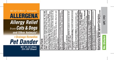 Image Of Label (Petdander Label)