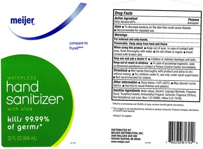 32oz Front And Back Labels (Meijer32)