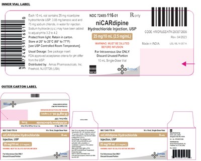 Nicardipine Hydrochloride Injection (7248511610 2)