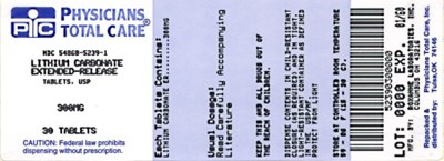 Image Of 300 mg Package Label (5239)