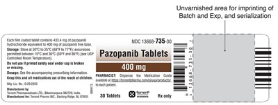 400 mg - Bottle of 30 Tablets - 400mg 30s container label