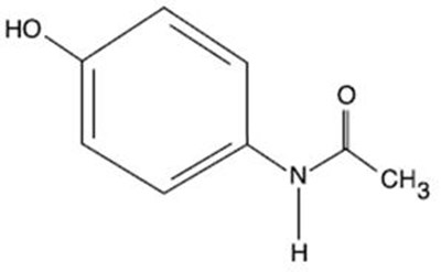 Chemical Structure (Acetaminophen 1)