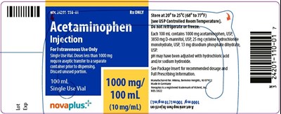 Vial Label (Acetaminophen 3)
