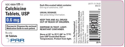 30 Count Label (Colchicine Tablets Usp 4)