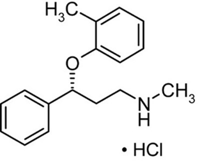 "image Description" (Atomoxetine HCl Os Structure)