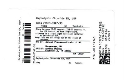 Bottle Label 10 mg (71610 0347 30)
