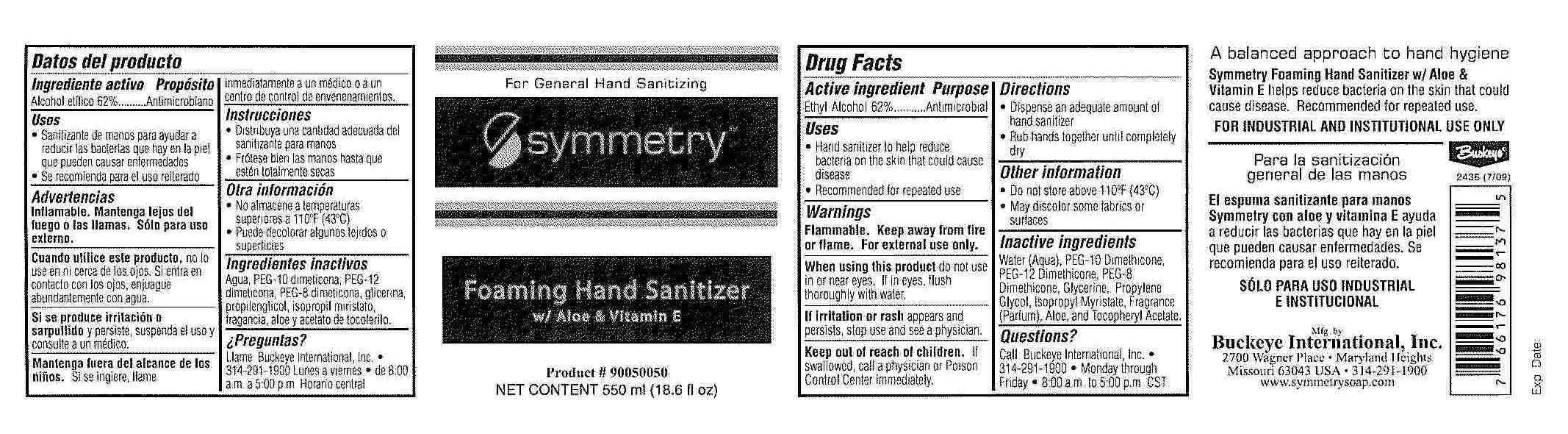 Product Images Symmetry Foaming Hand Sanitizer With Aloe And Vitamin E