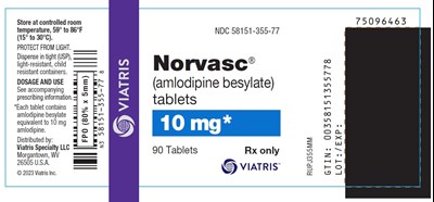 image-08.jpg Norvasc 10 mg Bottle Label - image 08