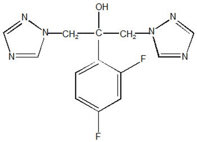 Chemical Structure - fluconazole 01