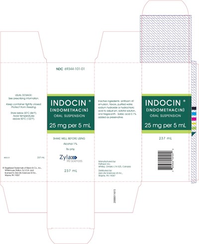 237 mL Carton Label - indocin susp 03