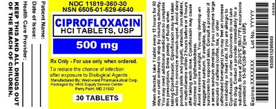 Principal Display Panel (500 mg Tablet Bottle Label)