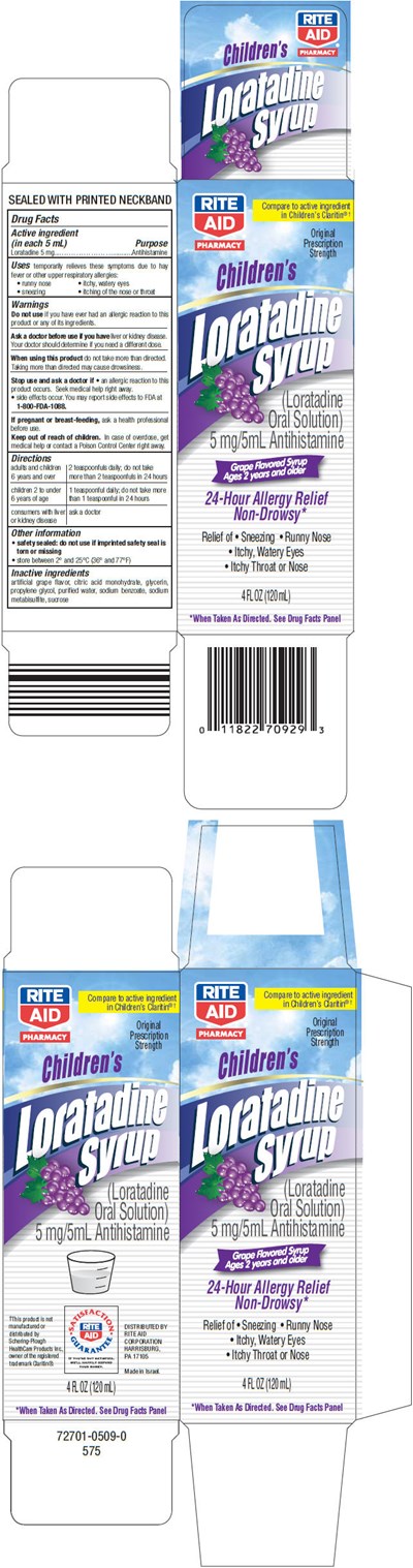 loratadine-01.jpg Principal Display Panel - 120 mL Bottle Carton - loratadine 01