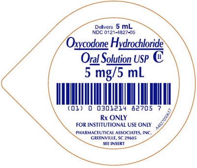 oxycodone-03.jpg PRINCIPAL DISPLAY PANEL - 5 mL Cup Label - oxycodone 03