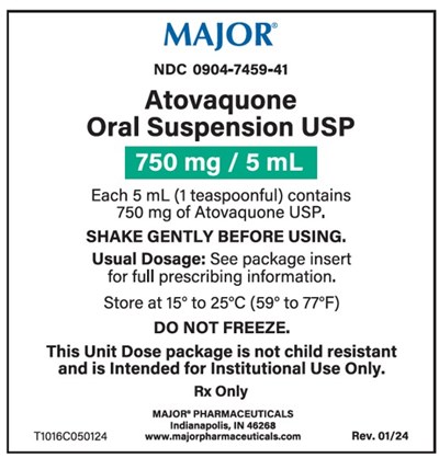 Atovaquone Oral Suspension - 750 mg/5 mL - Label - atovaquone oral suspension 2