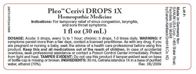 Principal Display Panel - 30 mL Label - pleo cerivi drops 01