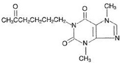Structural Formula (Pentoxifylline Image01)