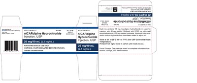 Carton - nicardipine hydrochloride injection usp 3