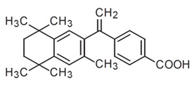 Chemical Structure - bexarotene 01
