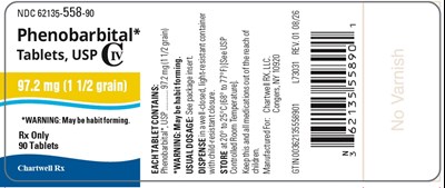 "image Description" (Phenobarbital Tabs 97pt2mg 90s Bottle Label)
