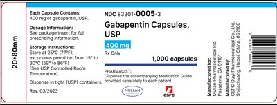 Image Description (400mg Labels 1000capsules)