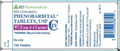 phenotabs-5.jpg This is an image of the label for Phenobarbital Tablets, USP 97.2 mg 100 count. - phenotabs 5