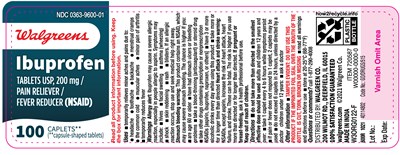 600r Walgreens Ibu Cap(brown) Label 100s