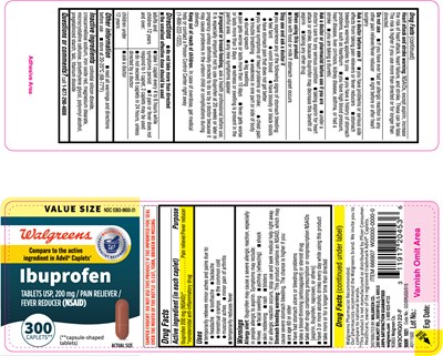 600r Walgreens Ibu Cap(brown) Label 300s