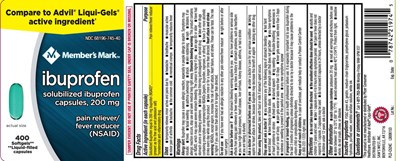 Solubilized Ibuprofen Equal To 200 mg Ibuprofen (nsaid)* (present As The Free Acid And Potassium Salt) *nonsteroidal Anti-inflammatory Drug (Ibuprofen 200 mg Softgels Pur 1)