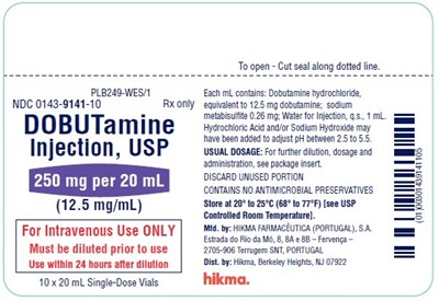 Carton (Dobutamine Injection Usp 3)