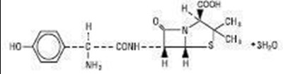 Structural Formula (Amoxicillin 875 Hikma 1)