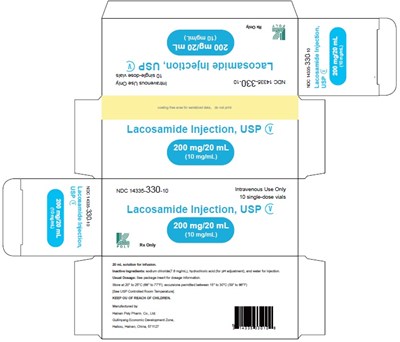 PRINCIPAL DISPLAY PANEL - 20 mL Vial Carton - lacosamide 015