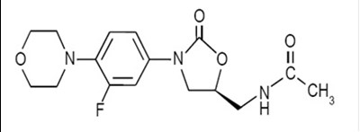 Structure - linezolid structure