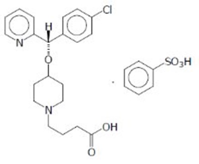 Bepotastine Besilate Structural Formula (Image 01)