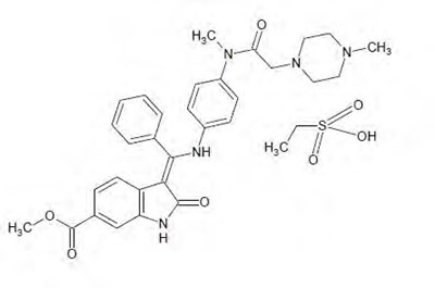 Chemical-structure (Nintedanib 01)