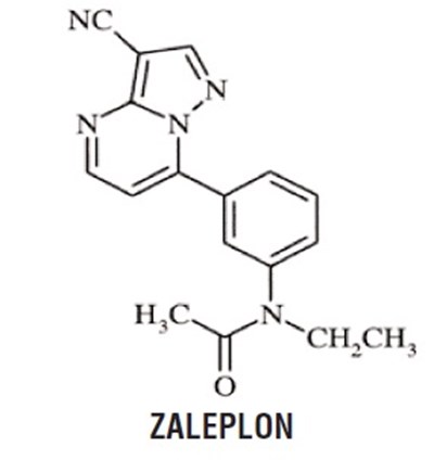 molecular structure - zaleplon capsules figure 1