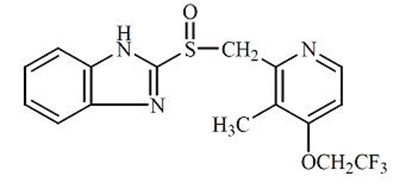 lansoprazole-structure - lansoprazole structure