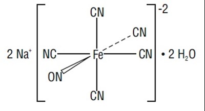 Structure (Sodiumnitroprussidestructure 2)