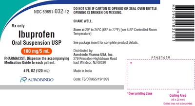 PACKAGE LABEL-PRINCIPAL DISPLAY PANEL - 100 mg/5 mL - 4 FL OZ (120 mL) Bottle - ibuprofen fig1